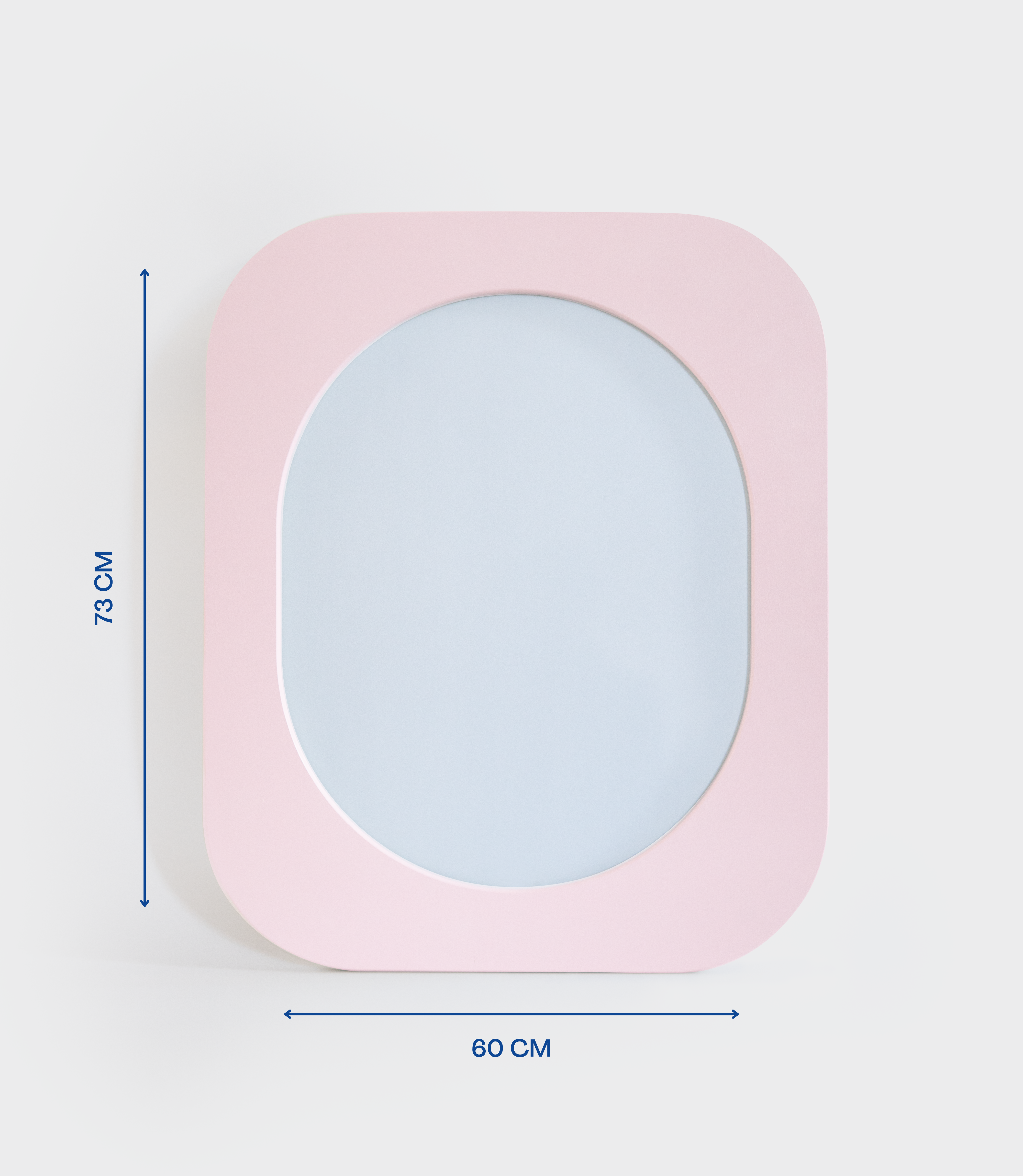 Cadre 70's Grand format SANS Miroir (Rose)