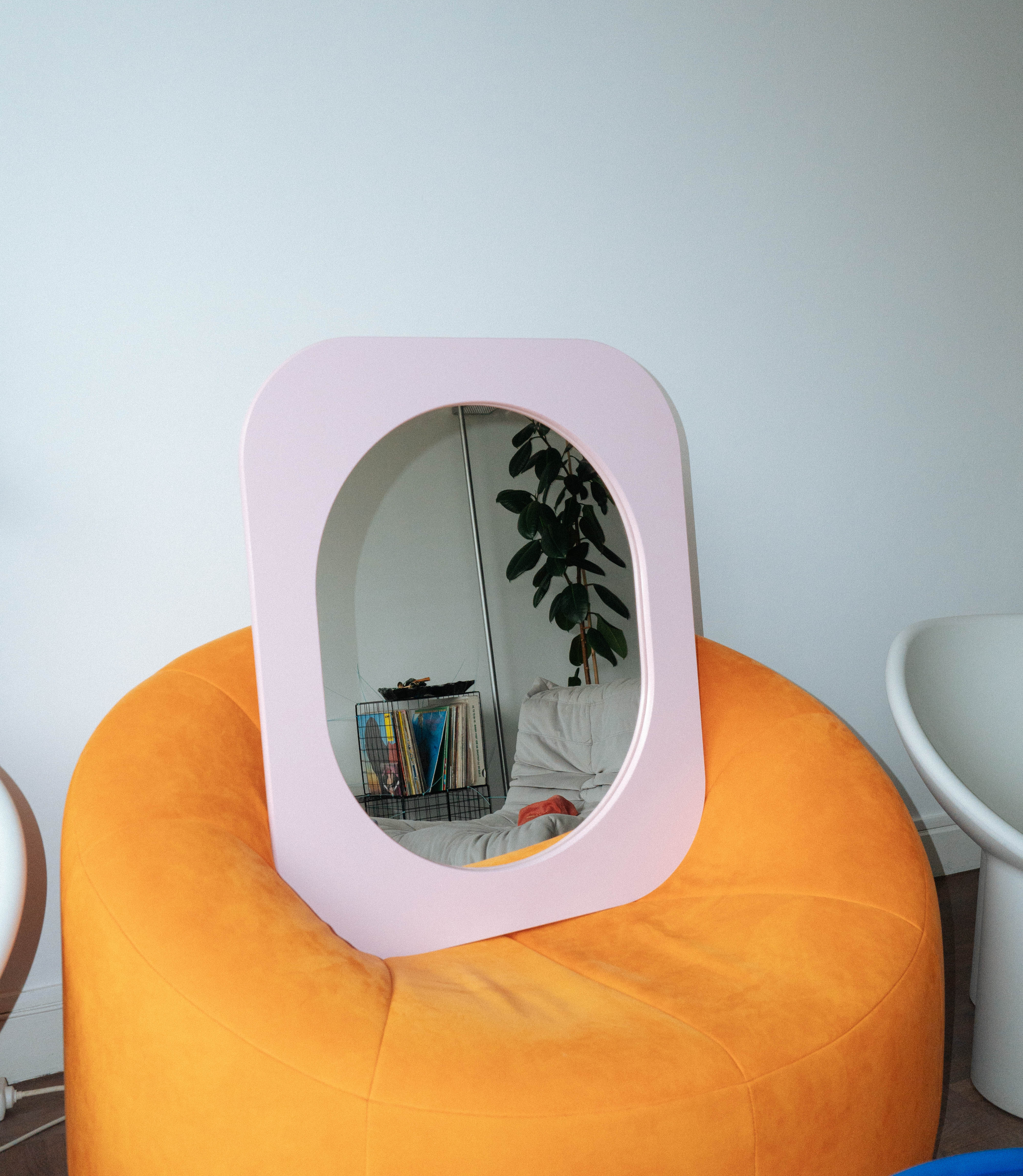 Cadre 70's Grand format SANS Miroir (Rose)