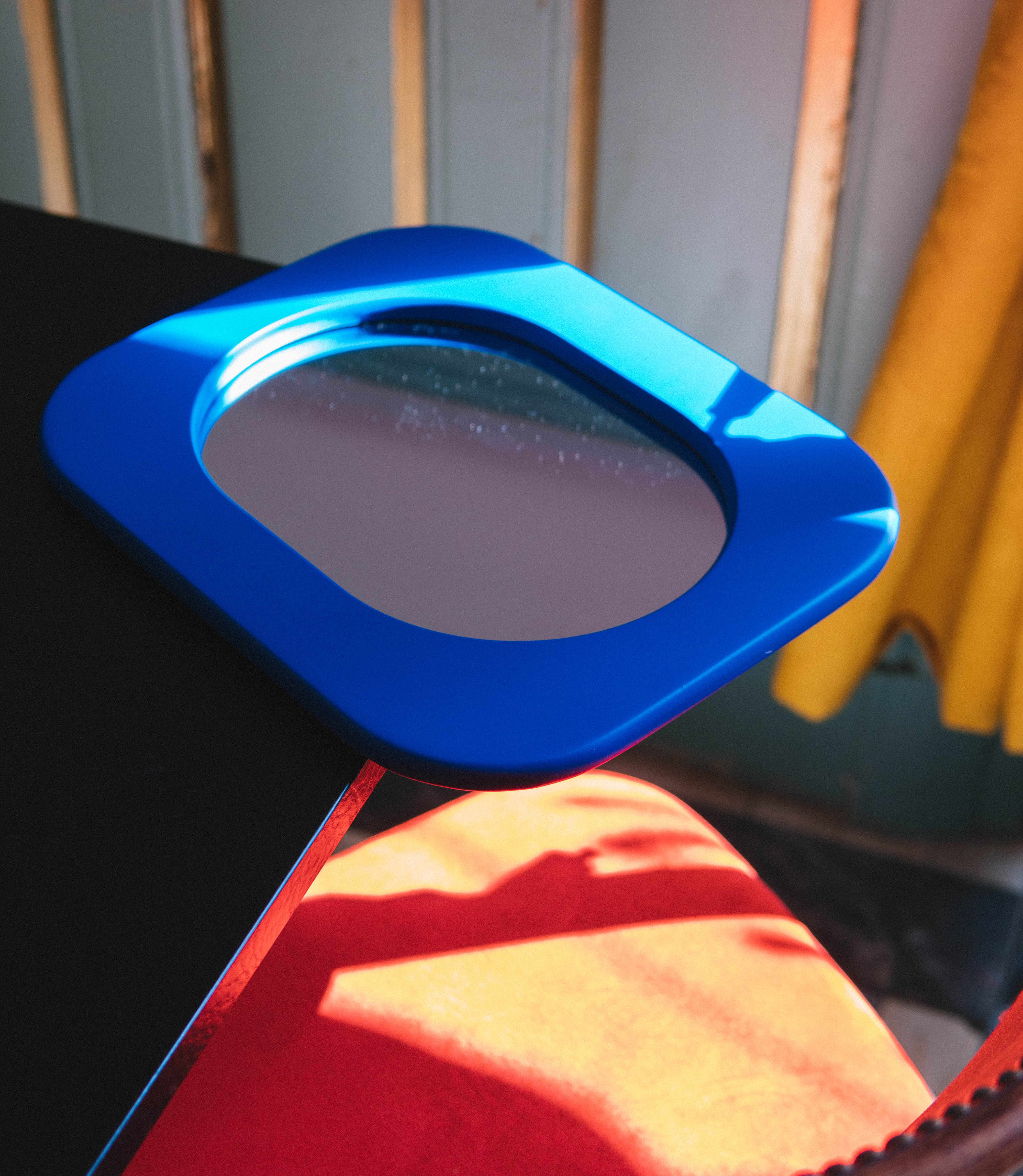 Cadre 70's Petit format SANS Miroir (Bleu)