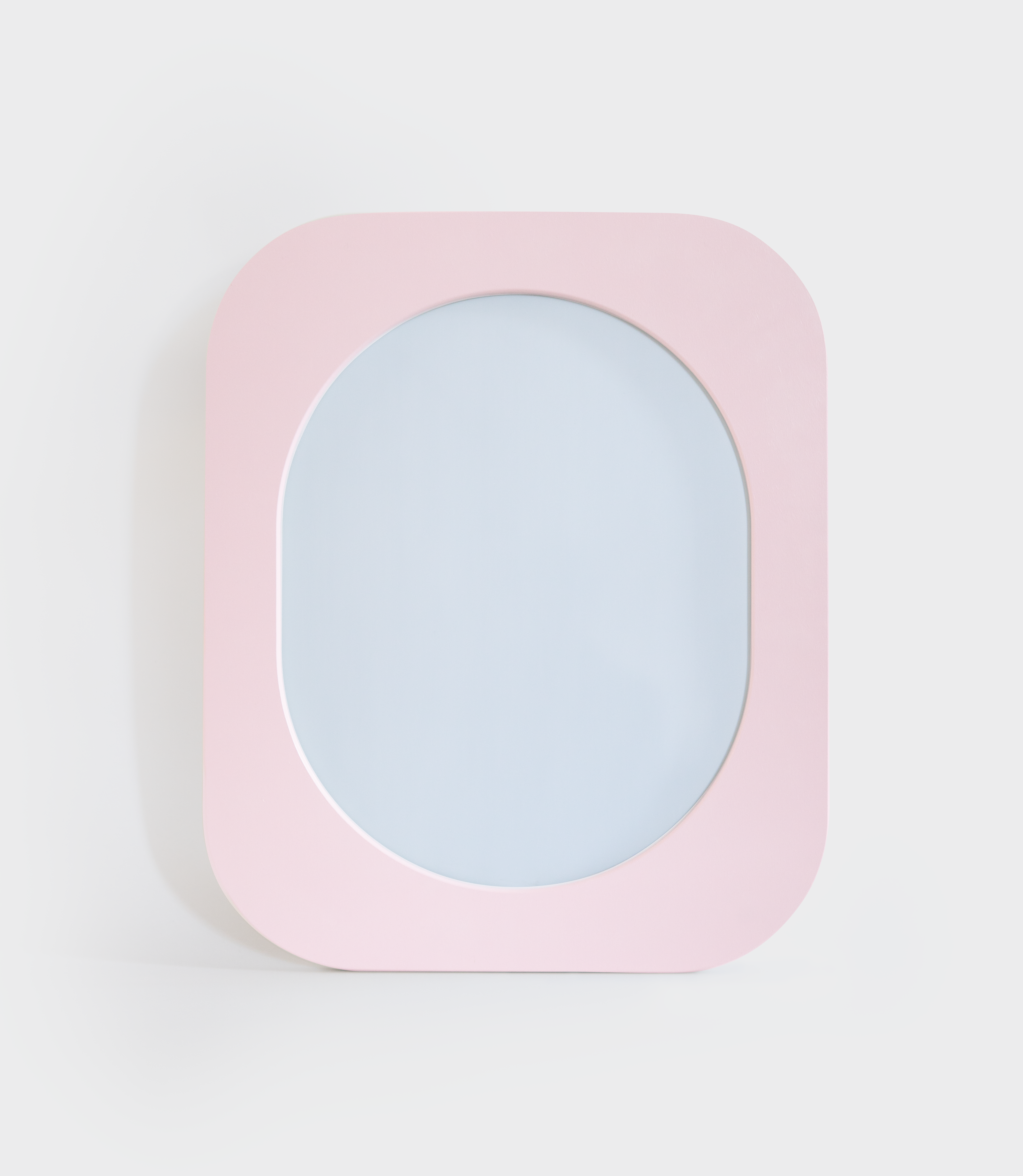 Cadre 70's Grand format + Miroir (Rose)